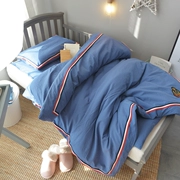 Cao đẳng Gió bông rửa trẻ em cotton cho giường ngủ đơn giản rắn màu mùa xuân và mùa hè thoải mái thở nôi Liu Jiantao - Bộ đồ giường trẻ em