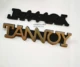 Bảng hiệu âm thanh TANNOY nhãn hiệu âm thanh Tianlang bảng tên bằng nhựa Bảng hiệu bọc lưới loa TANNOY dép đi trong nhà cho bé trai