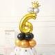 Золотой цифровой столб 6