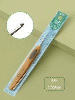 Классический крючок для вязания, кола, 6 размер, 1mm
