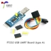Ban đầu FT232RL chip USB sang UART cổng nối tiếp mô-đun USB sang TTL mô-đun truyền thông nhấp nháy bảng Module chuyển đổi