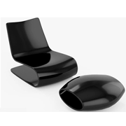 Nouvelle mơ hồ ghế thiết kế sáng tạo đồ nội thất mới sóng ghế kính thép giải trí ghế - Đồ nội thất thiết kế