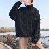 Văn học nam nữ mua sắm áo khoác nam cổ cao phiên bản Hàn Quốc của xu hướng áo len mùa thu tinh thần áo len nam ao khoac nam Cardigan