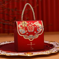 Golden Fan Dragon Phoenix Chuangxiang House Box+Shuangxi