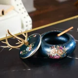 Ретро креативная коробка для хранения, пепельница, европейский стиль, китайский стиль