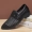 Mùa hè 2019 dép da trắng nam Anh kinh doanh giày da rỗng xu hướng dệt giày lỗ thoáng khí - Sandal giày sandal nam