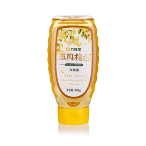 Мед Jiufengtang Sophora japonica май 500г/перевернутая упаковка