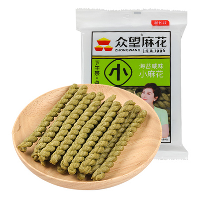 Zhongwang Xiao Mahua Морские водоросли соленый вкус 130г