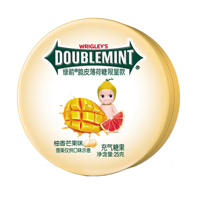 Зеленая стрелка хрустящая мята Pomelo Mango Flavor 25 г/коробка