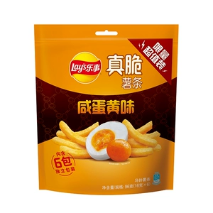 Хрустящий картофель фри Lay's со вкусом соленого желтка 96г/пакет