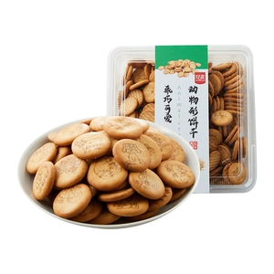 [好麦 动物图形小饼干 400g/盒]
