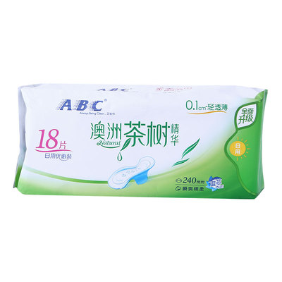 ABC pro-soft, легкие и тонкие сетчатые хлопковые мягкие ежедневные гигиенические прокладки, 18 шт./упак.