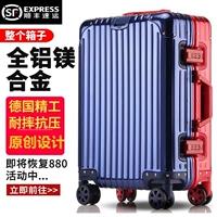 bamozo Sgg all -aluminum -magien hợp kim hộp 200.000 vali phương Đông nam và nữ 22/30 inch Mật khẩu Hộp du lịch Hộp du lịch vali nhỏ