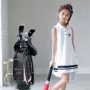 Golf quần áo trẻ em gái lớn trẻ em cotton lưới cotton ve áo Áo sơ mi polo bóng golf phù hợp với cô gái - Thể thao sau quần áo thể thao nam mùa đông