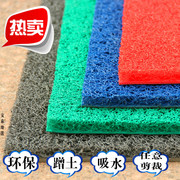 Có thể cắt PVC phun nhựa màu đỏ sàn mat cửa không thấm nước mat không trượt hộ gia đình dây vẽ vòng thảm tùy chỉnh