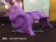 Фиолетовый гусеница