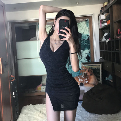 性感女装夜店低胸透视开叉超仙网纱显胸无袖包臀连衣裙夜场裙子-淘宝网 性感女装夜店低胸透视开叉超仙网纱显胸无袖包臀连衣裙夜场裙子-淘宝网