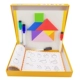 Tangram câu đố trí tuệ áp đặt đồ chơi trẻ em câu đố từ đồ dùng dạy học đầu bé vườn ươm của 3-4-5-6 tuổi