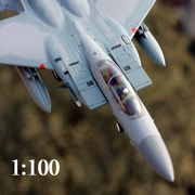 1: 100 hợp kim máy bay mô hình trang trí MỸ F15A máy bay chiến đấu eagle tĩnh thành cát quân sự bảng thu nhỏ
