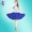 Trang phục múa vuông tay ngắn mùa xuân hè mới sứ trắng xanh trung niên váy ngắn biểu diễn điệu nhảy Yang Liping - Khiêu vũ / Thể dục nhịp điệu / Thể dục dụng cụ