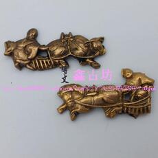 Пресс-папье для бумаги 日本刀配件目贯.鎏金银目贯（金银可随心定制）