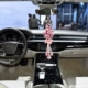 đồ trang trí xe Swan pha lê trang trí sáng tạo cao cấp xe chiếu hậu gương cho an ninh và hòa bình mặt dây chuyền mặt dây chuyền xe Ms. đồng hồ trang trí xe hơi