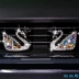 đồ trang trí xe Swan pha lê trang trí sáng tạo cao cấp xe chiếu hậu gương cho an ninh và hòa bình mặt dây chuyền mặt dây chuyền xe Ms. đồng hồ trang trí xe hơi Ô tô nội thất Accesseries