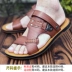 Dép nam mùa hè 2018 phiên bản Hàn Quốc của dép da và dép có quai gót chân đi biển sandal nam đẹp Sandal