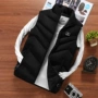 Áo vest thể thao nam chính hãng mùa thu đông mùa đông cộng với nhung dày giản dị xuống áo ấm vest vest F361 áo khoác ba lỗ