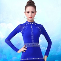 AA6D079 TOP LONG -SCEEDED Treasure Blue AA6D079 Top Long -Sceedued Blue