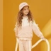 gxgkids quần áo trẻ em gái thể thao áo khoác phong cách nước ngoài 2020 mùa xuân bé tương phản màu khâu thời trang áo khoác thủy triều - Áo khoác Áo khoác