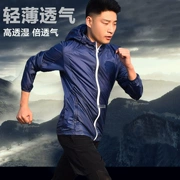 Li Ning nam quần áo chống nắng áo gió 2018 mùa hè mới trùm đầu ánh sáng thoáng khí chạy thể thao giản dị áo khoác