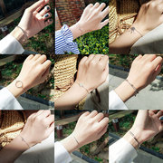 Hàn quốc phiên bản của tính khí đơn giản cá tính sinh viên hoang dã Sen Sở bạn gái chic chuông ins gió lạnh bracelet bracelet phụ nữ