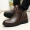 Giày ấm Anh Martin giày nam đế bông cộng với nhung ngắn ủng mùa đông cao để giúp giày da bình thường trong ống dụng cụ quân sự giày xuất khẩu