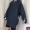 Hồng Kông hương vị Harajuku gió tay áo có thể tháo rời lỏng kích thước lớn hem màu phù hợp với một nửa dây kéo áo thun áo len năm màu sắc áo khoác bò nữ