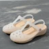Guốc y tế mùa hè, giày đi biển đa năng bằng nhựa thông thường, dép xỏ ngón, dép thạch thoáng khí chống trượt cho nữ 