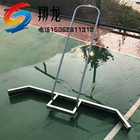 Водяной толкатель для теннисного корта, водяной толкатель из нержавеющей стали для спортивных площадок, водный толкатель для баскетбольной площадки, стеклоочиститель