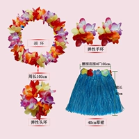 40 Полный утолщенный пять -синий синий цвет