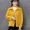 Áo khoác giả nước áo khoác nữ 2019 mới mùa thu thời trang Hàn Quốc Phụ nữ dày len ngắn áo len mùa đông cardigan - Áo khoác ngắn