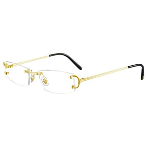 Подлинная покупка Cartier Cartier CT0092O 001 002 Multi -Color Choice Learless Bless Optic Glass
