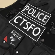 Tại chỗ nước ngoài thành phố đặc biệt dán ma thuật CTSFO vest dán huy hiệu chiến thuật