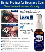 ПЭТ -зубные камни, вонючие чистые зубы спрей Leba III