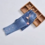 Quần jeans bé gái xuân hè 2019 mới Slim phiên bản Hàn Quốc của quần trẻ em trẻ em lớn bút chì gas hoang dã - Quần đồ bé trai