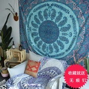 Gió dân tộc treo vải trang trí Ấn Độ lớn Đông Nam Á nhà vải giường khăn trải bàn treo tường tấm thảm Mandala