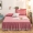 Crystal nhung cotton bed bed bed Bọc ren ấm dày chống trượt bảo vệ che phủ Bộ đồ giường màu rắn - Váy Petti
