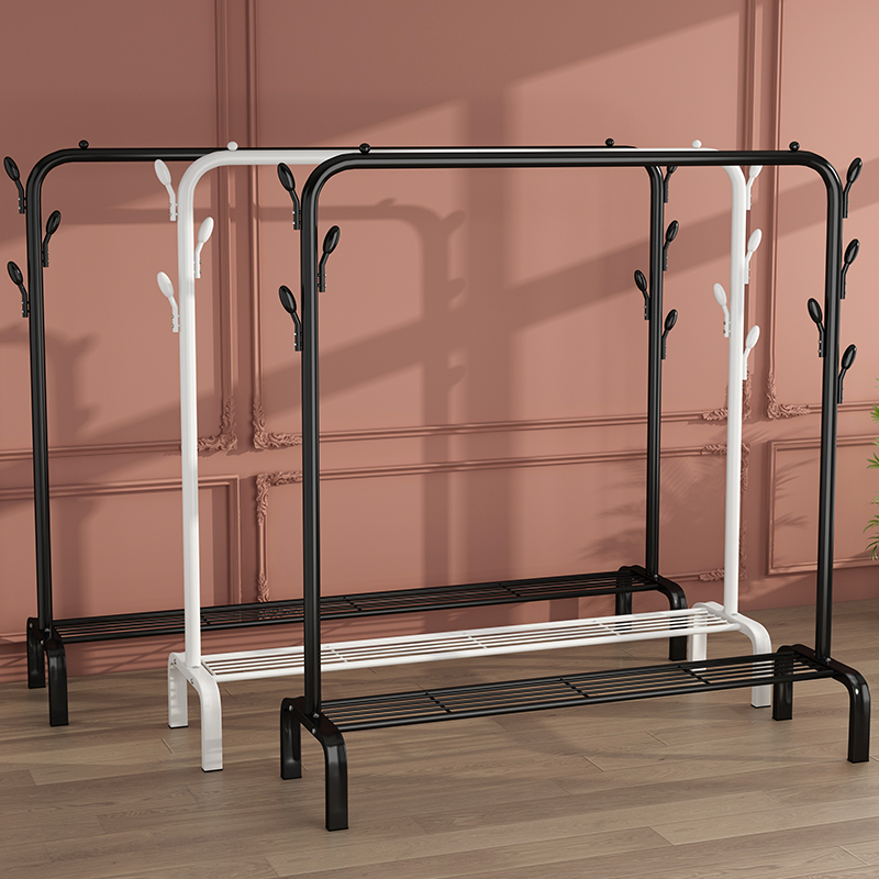 POPHEKO 12 Hook Hanging Pole Rack Clothes Hanger Coat stand淘宝网