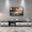 đá lửa bàn cà phê tủ TV kết hợp của bảng nhỏ gọn Scandinavian hiện đại màu đen và trắng cẩm thạch sống bộ sáng tạo nội thất phòng - Bàn trà