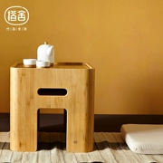 nhà Orange đồ nội thất tre sáng tạo cà phê nhỏ bảng tatami đa chức năng lưu trữ lưu trữ lưu trữ phân bảng phân cà phê - Bàn trà