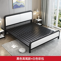 Черная кровать+белая модель кровати с мягкой сумкой