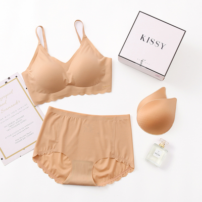 正品kissy内衣如官方官网旗舰店无痕背心运动文胸新款胸罩夏季吻